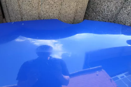 VW Lupo Motorhaube KLappe vorne blau LW5Z (111567)