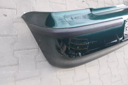 VW Polo 6N2 Stoßstange hinten Heckstoßstange grün LC6M Stoßfänger (111695)