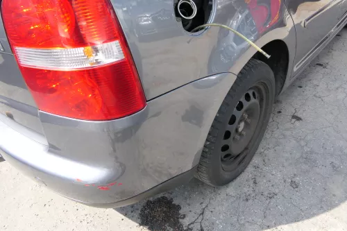 VW Touran 1T Stoßstange hinten Heckstoßstange Stoßfänger grau LD7X (111738)