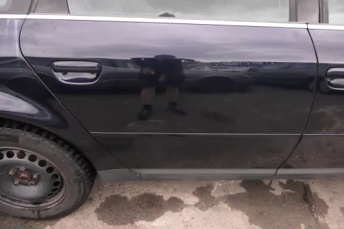 Audi A6 4B C5 Tür Türblatt hinten rechts blau LZ5L