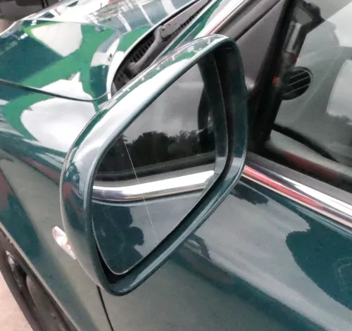 VW Passat 3BG 3B elektrischer Spiegel Außenspiegel links grün LB6G (112011)