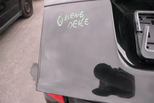 Audi A4 B6 8E Limousine Limo Heckklappe Klappe hinten schwarz LY9B Spoiler (112080)
