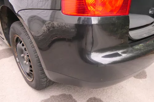 VW Touran 1T Stoßstange hinten Heckstoßstange Stoßfänger schwarz LC9Z (112113)