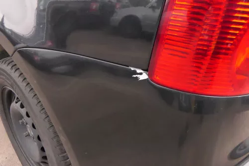 VW Touran 1T Stoßstange hinten Heckstoßstange Stoßfänger schwarz LC9X (112127)