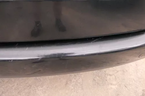 VW Touran 1T Stoßstange hinten Heckstoßstange Stoßfänger schwarz LC9X (112127)