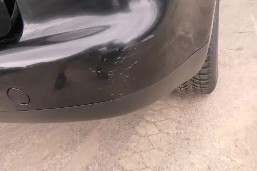 VW Touran 1T Stoßstange hinten Heckstoßstange Stoßfänger schwarz LC9X (112127)