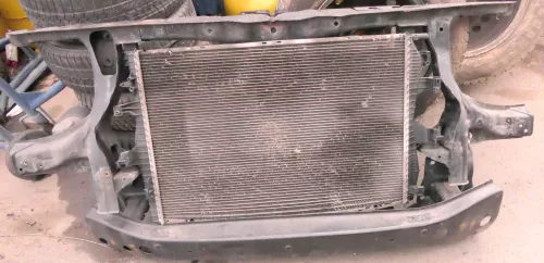 VW T5 Schloßträger mit Kühler 1,9 TDI AXB AXC AXA 2,0 Pralldämpfer Träger