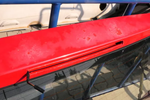 VW Polo 6N2 Heckklappe Klappe hinten Kofferraumklappe rot LP3G - 112569 (112569)