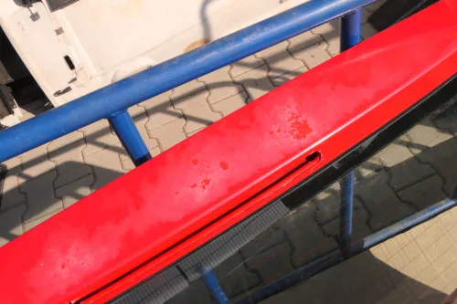 VW Polo 6N2 Heckklappe Klappe hinten Kofferraumklappe rot LP3G - 112569 (112569)