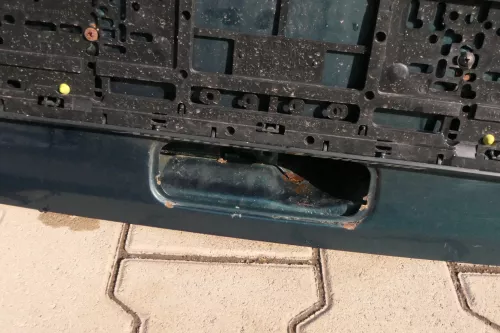 VW Polo 6N Heckklappe Klappe hinten Kofferraumklappe grün LC6P (112570)