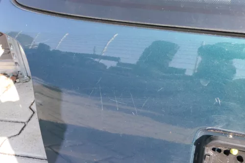 VW Polo 6N Heckklappe Klappe hinten Kofferraumklappe grün LC6P (112570)