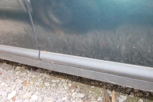 Audi A6 4B C5 Tür Türblatt vorne rechts Beifahrertür grün LZ6H ohneAnbauteile (112800)