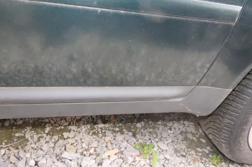 Audi A6 4B C5 Tür Türblatt vorne rechts Beifahrertür grün LZ6H ohneAnbauteile (112800)