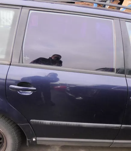 VW Passat 3B 3BG Kombi Variant Tür hinten rechts blau LN5Y