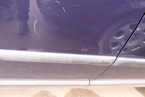 VW Passat 3B 3BG Kombi Variant Tür hinten rechts blau LN5Y (113486)