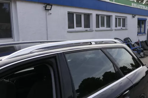 Audi A4 8E B6 Dachreling Reling Dach Chrom silber beide rechts + links Reeling (113695)