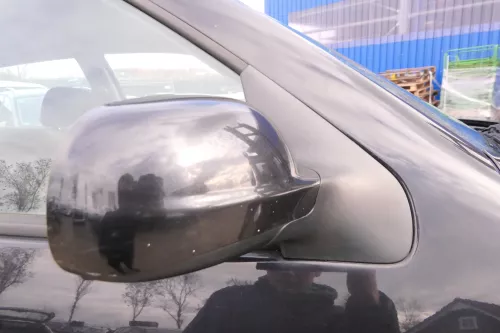 Golf 4 Bora elektrischer Spiegel vorne rechts Außenspiegel schwarz LC9Z Glas