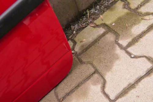 VW Lupo Seat Arosa Tür vorne links Fahrertür rot LP3G ohne Anbauteile (mechan (113775)