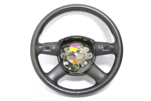 Audi A6 4F A4 8K Lederlenkrad Leder 4 Speichen Multifunktions (114451)