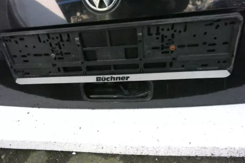 VW Polo 6N Heckklappe hinten mit Scheibe in schwarz metallic LC9Z - ohne Anbaute (114622)