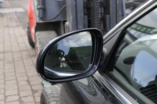 VW Passat 3BG elektrischer Spiegel Außenspiegel links schwarz LC9X Blinker (114670)