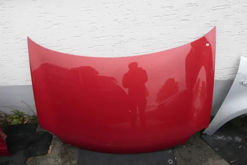 VW Polo 9N Motorhaube KLappe vorne rot braun LC3X bis ca. Bj. 2004