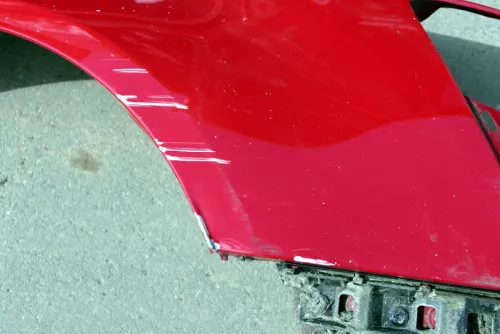 VW Passat 3C Kotflügel vorne rechts rot LY3D 3C0821022 original (115178)