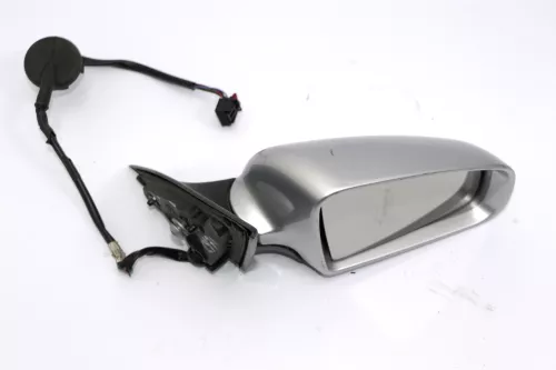 Audi A6 4F C6 Spiegel Außenspiegel rechts elektrisch anklappbar silber LY7W Umfe (115299)