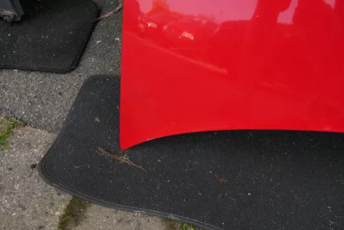 VW Golf 4 Motorhaube Haube Klappe vorne rot LP3G (115558)