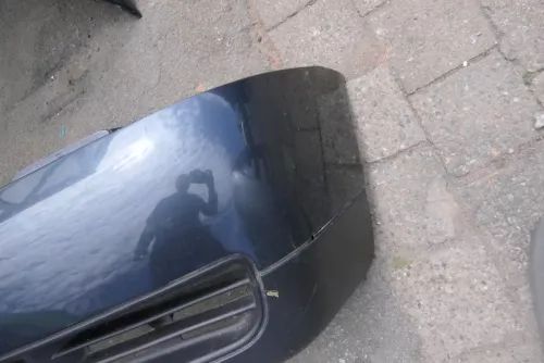 VW Lupo Stoßstange vorne Frontstoßstange Stoßfänger grau LC7V (115628)