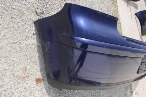 VW Polo 9N 9N3 Stoßstange Heckstoßstange hinten blau LB5N (115638)