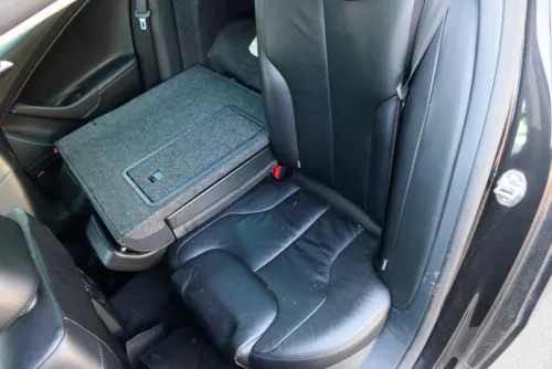 VW Passat 3C Limousine Sitz Rückbank Rücksitzbank Sitzfläche Sitze Leder schwarz (115821)