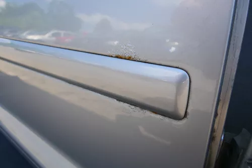 Audi A3 8P 2/3-Türer Türblatt vorne rechts Beifahrertür grau silber LY7W (115992)