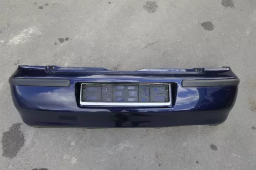 VW Polo 6N2 Stoßstange hinten Heckstoßstange Stoßfänger blau LB5N