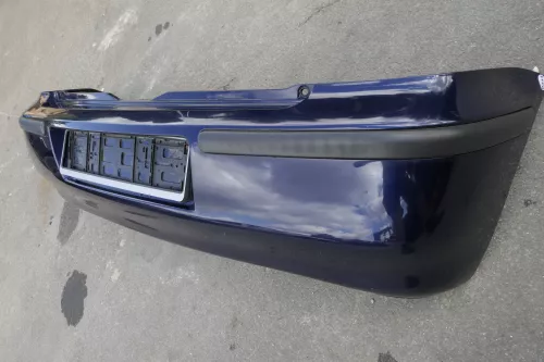 VW Polo 6N2 Stoßstange hinten Heckstoßstange Stoßfänger blau LB5N (116023)