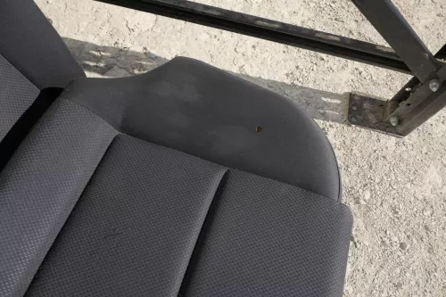 Audi A4 B6 B7 8E Sitz Rückbank Rücksitzbank hinten 3-Punkt-Gurt schwarz (116063)