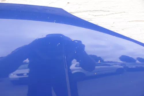 VW Golf 4 Motorhaube Haube Klappe vorne blau LW5Z Frontklappe (116160)