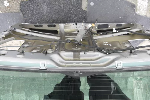 VW Sharan 7M Heckklappe Scheibe Klappe hinten ab Bj.2000 grau LS7U (116177)