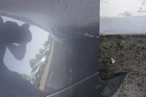 Audi A6 4B Frontstoßstange Stoßstange vorn vorne Stoßfänger grau Facelift (116203)