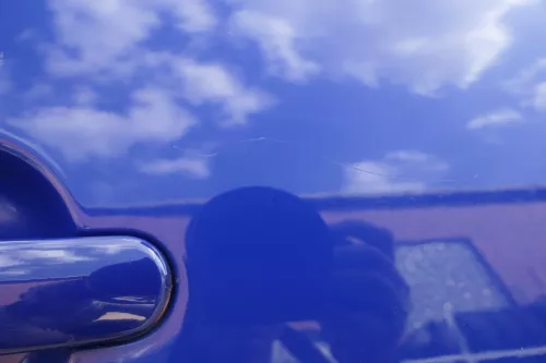 Seat Ibiza 6L Tür Beifahrertür 3-Türer vorne rechts blau LS5G (116268)