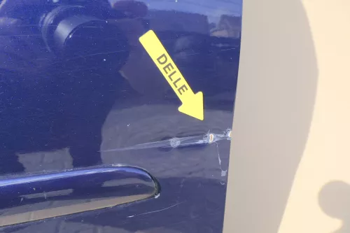 VW Touran 1T3 1T Tür vorne rechts Beifahrertür blau LD5Q (116269)