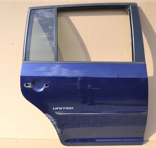 VW Touran 1T3 1T Tür hinten rechts Beifahrerseite blau LD5Q