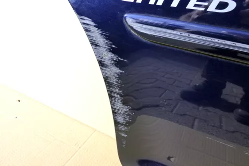 VW Touran 1T3 1T Tür hinten rechts Beifahrerseite blau LD5Q (116270)