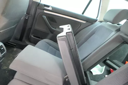 Golf 5 V 6 Variant Sitz Sitze hinten Rücksitzbank 3 Punkt Gurt -OHNE Kopfstützen (116360)