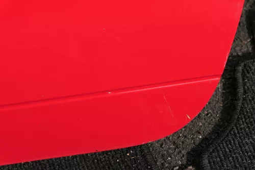 VW Lupo Seat Arosa Tür vorne links Fahrertür rot LP3G ohne Anbauteile (mecha (116410)