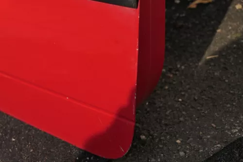 VW Lupo Seat Arosa Tür vorne links Fahrertür rot LP3G ohne Anbauteile (mecha (116410)