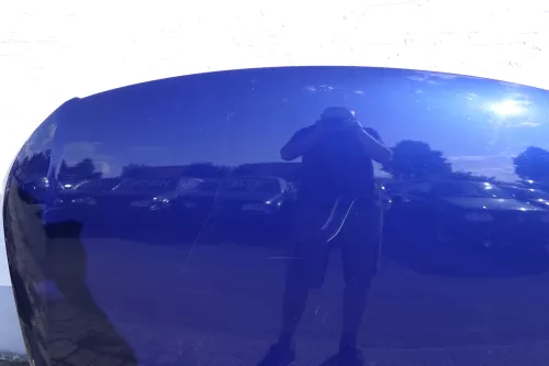 VW Passat 3C Motorhaube Klappe vorne vorn Haube blau LC5E (116445)