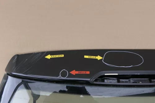 VW Polo 9N3 Heckklappe Kofferraumklappe Klappe hinten schwarz LC9Z 116592 (116592)