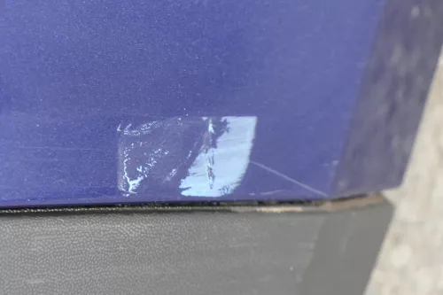 VW Golf 5 Plus 5M Stoßstange hinten Heckstoßstange blau LD5Q - PDC (116601)