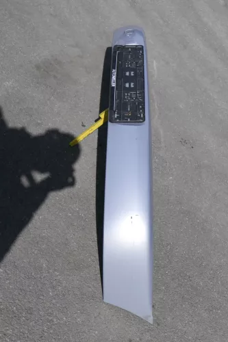 VW Polo 6N Stoßstange vorne Oberteil der 2-geteilte Fronttoßstange silber LB7Z 3 (116607)